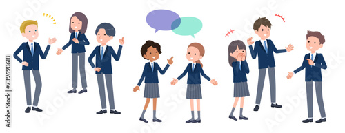 会話する学生たちB