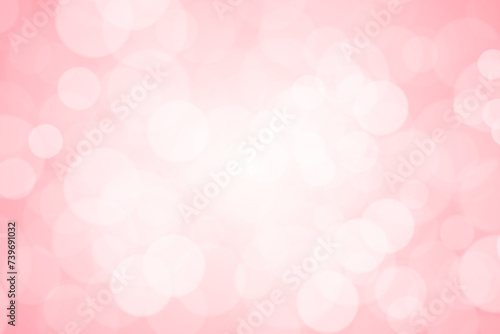 Abstract pink bokeh vector background