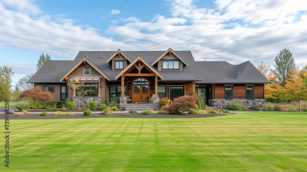 A Craftsmaninspired sanctuary awaits at this inviting agriculture homestead offering a warm and functional interior as well as easy access to the outdoors via the spacious