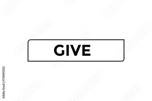 give button web banner templates. Vector Illustration 
