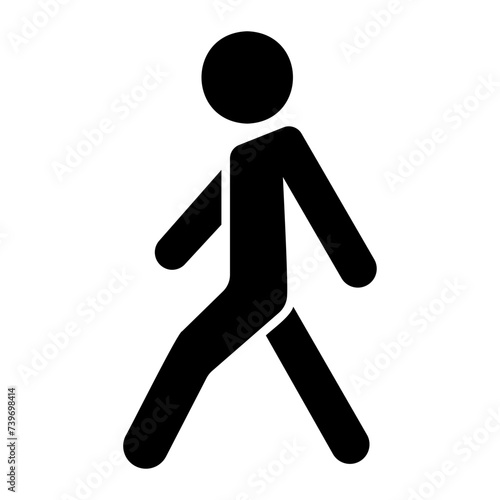pedestrians icon photo