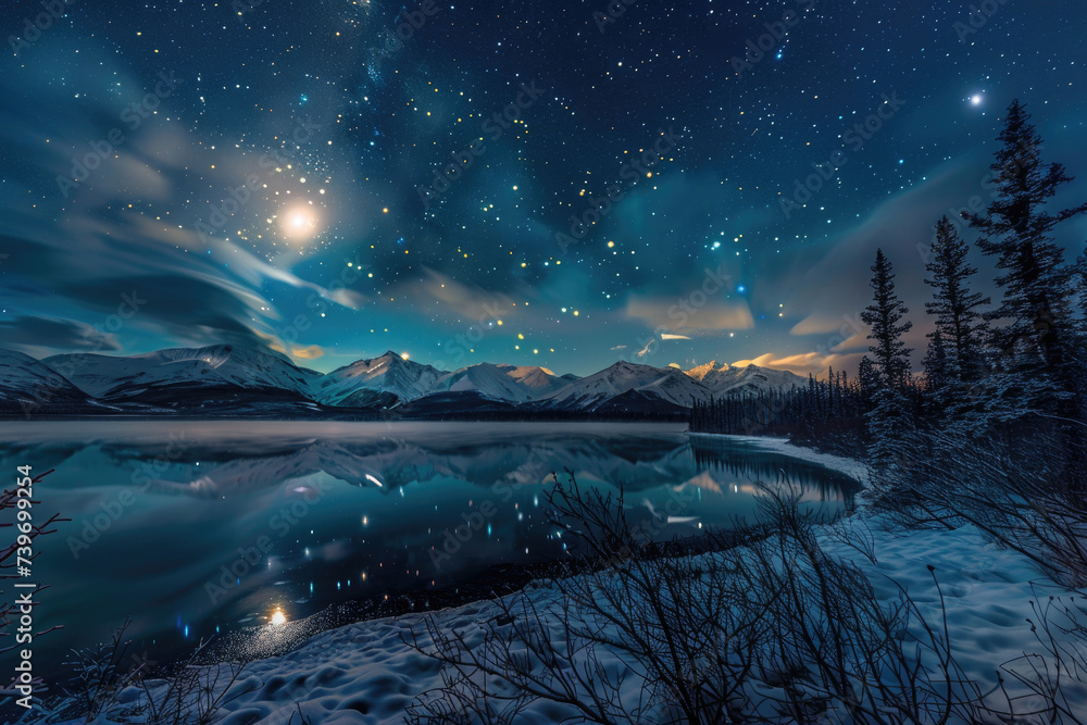 Captivating images of celestial wonders in the night sky