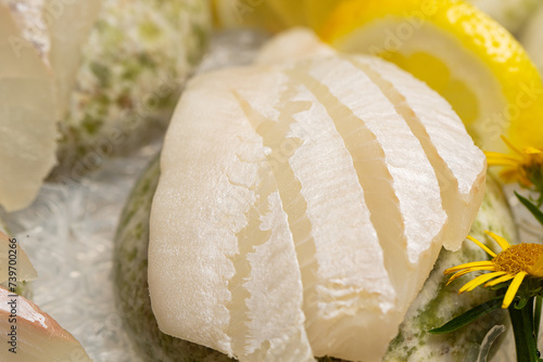 Various kinds of fresh sashimi