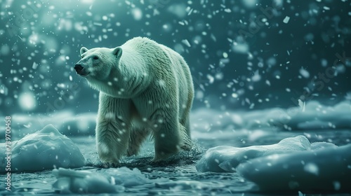 nature bear wildlife polar bear arctic conservation ice animal wilderness cold endangered preservation ecology winter snow climate change environment change warming global