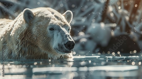 nature bear wildlife polar bear arctic conservation ice animal wilderness cold endangered preservation ecology winter snow climate change environment change warming global