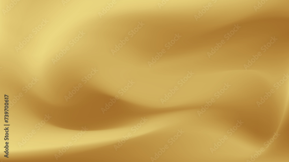 Fototapeta premium Gold abstract blurred gradient background. Vector illustration.