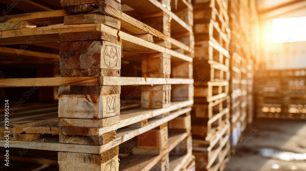 Experience the efficiency of industrial operations with a stack of