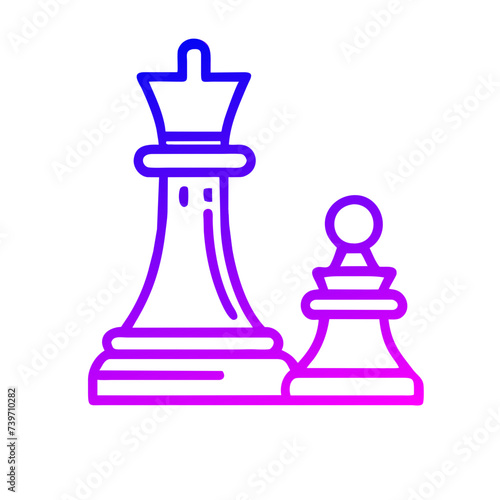 Chess Piece Icon: Symbol of Strategy and Skill
