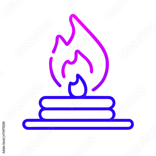 Fire Icon Vector: Symbolizing Heat, Energy, and Passion