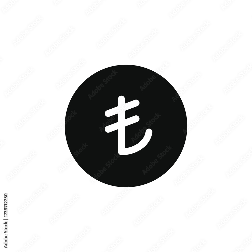 Lira icon isolated on transparent background Lira icon isolated on transparent background