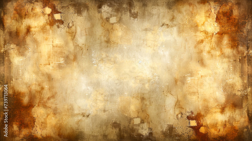 lovely vintage distressed backgrounds, in ivory gold paint, featuring antique distressed oil paint textures for scrapbooking, decoupage, web design, invitations, fine details, transparent background