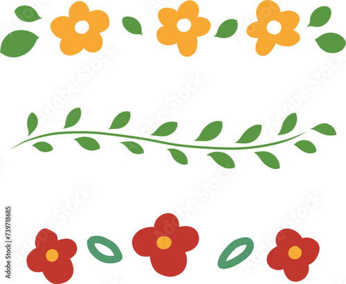 Cute Flower Vector Drawing