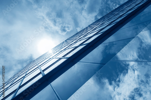 Wallpaper Mural Exterior of modern architecture. Building abstract background Torontodigital.ca