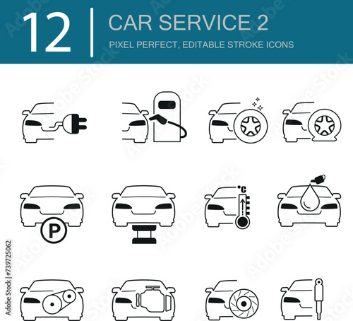 car service icons 2