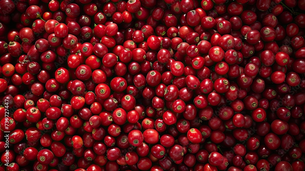 Coffee berries. Generative AI Coffee berries. Generative AI