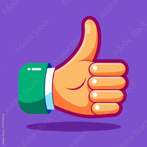 Hand Giving a Thumbs Up - Positive Feedback Gesture