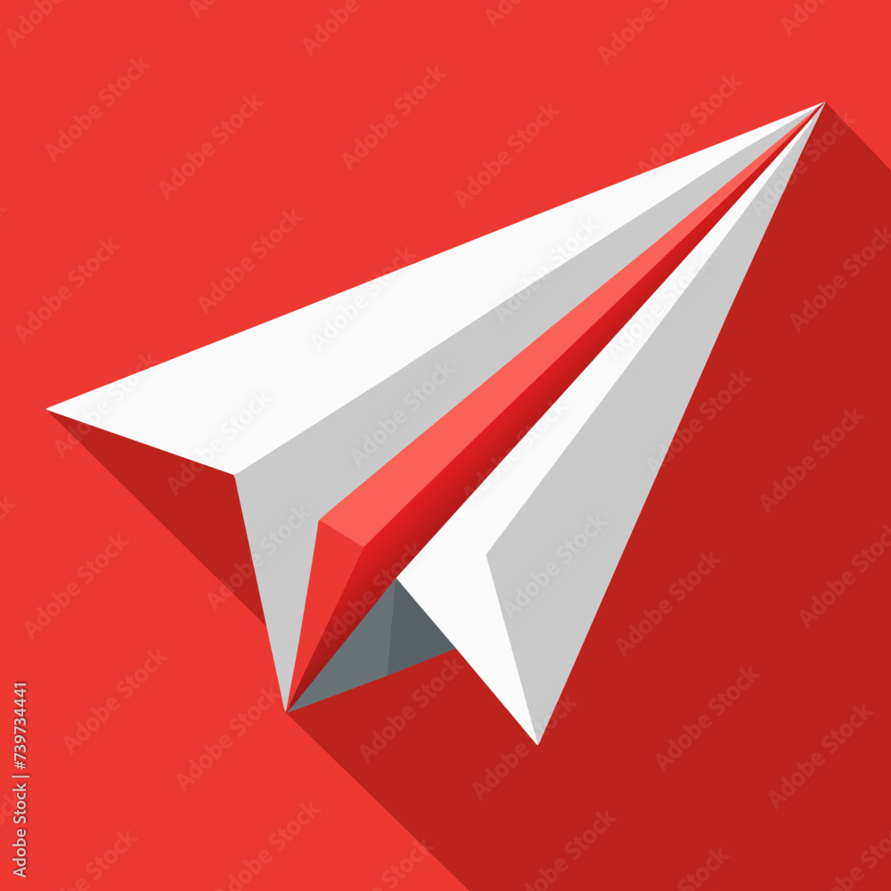 Paper Airplane Icon - Symbolizing Freedom and Innovation Paper Airplane Icon - Symbolizing Freedom and Innovation