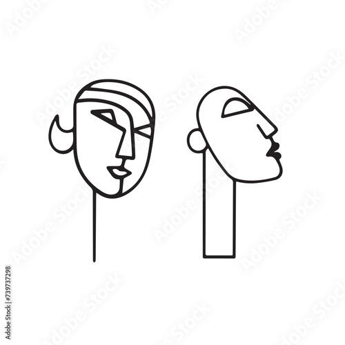 Symphony of Feminine Grace: Exquisite Hand-Drawn Portraits Celebrating the Beauty of Women
