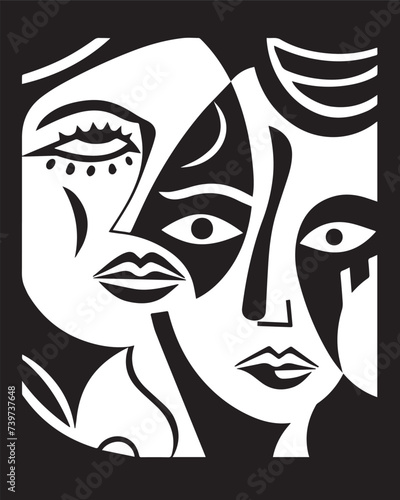 Symphony of Feminine Grace: Exquisite Hand-Drawn Portraits Celebrating the Beauty of Women
