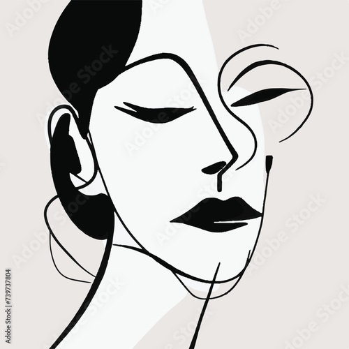 Symphony of Feminine Grace: Exquisite Hand-Drawn Portraits Celebrating the Beauty of Women
