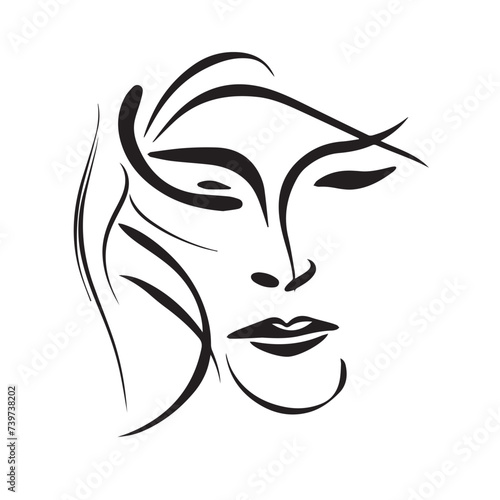 Symphony of Feminine Grace: Exquisite Hand-Drawn Portraits Celebrating the Beauty of Women
