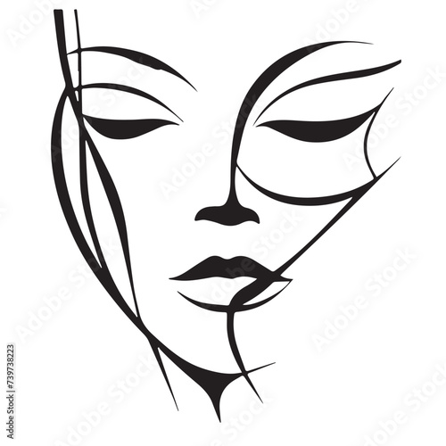 Symphony of Feminine Grace: Exquisite Hand-Drawn Portraits Celebrating the Beauty of Women
