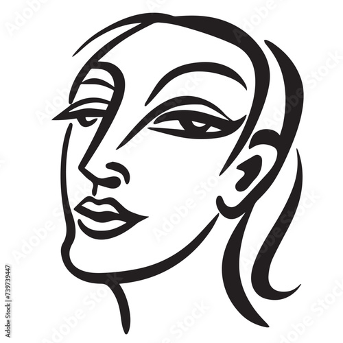 Symphony of Feminine Grace: Exquisite Hand-Drawn Portraits Celebrating the Beauty of Women