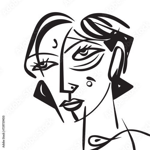 Symphony of Feminine Grace: Exquisite Hand-Drawn Portraits Celebrating the Beauty of Women
