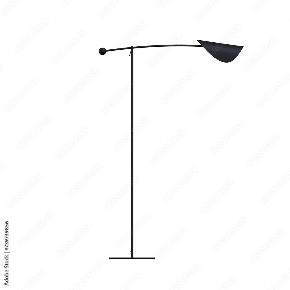 floor lamp isolated on white background, interior lighting, 3D illustration, cg render floor lamp isolated on white background, interior lighting, 3D illustration, cg render
