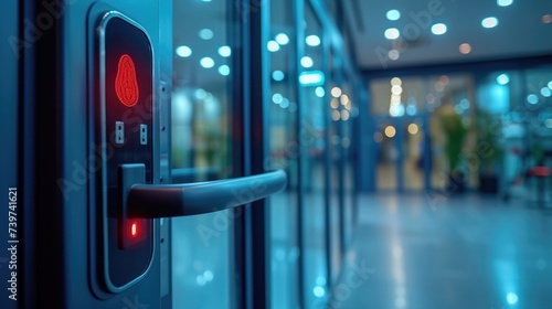 Advanced Biometric Door Lock in Corporate Office photo