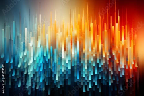 Abstract colorful pixelated background representing technology in the digital world with copyspace for text photo