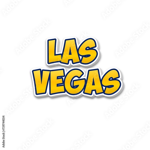Photography 3d Las vegas text poster
