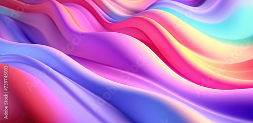 futuristic colorful wave abstract background banner  trendy gradient swirl wave abstract background