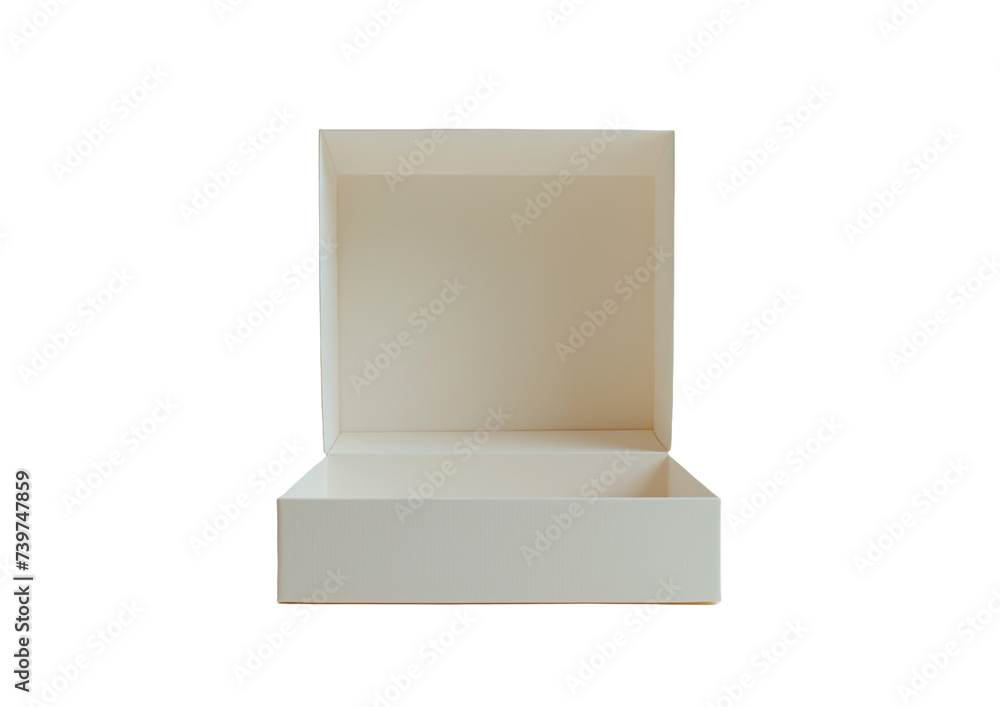 Empty white box