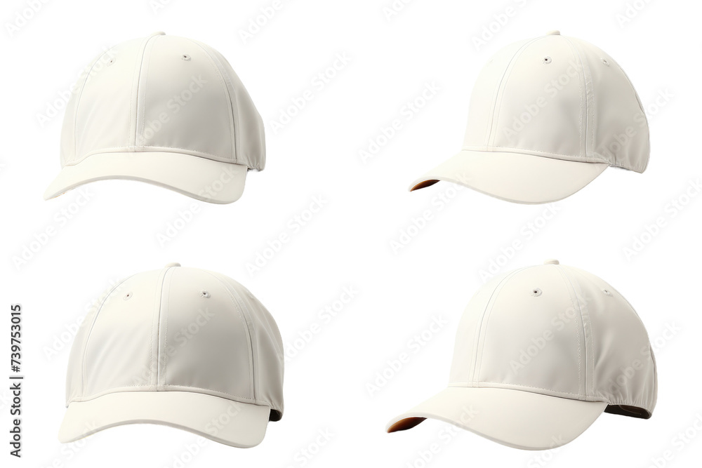 Four White Baseball Caps. Four plain white baseball caps neatly arrange. on a White or Clear Surface PNG Transparent Background. Four White Baseball Caps. Four plain white baseball caps neatly arrange. on a White or Clear Surface PNG Transparent Background.