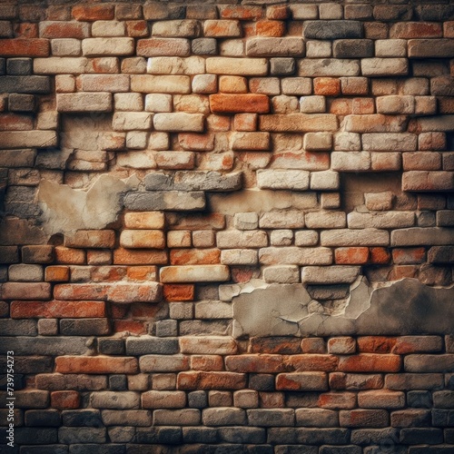 Grunge brick wall texture for your background