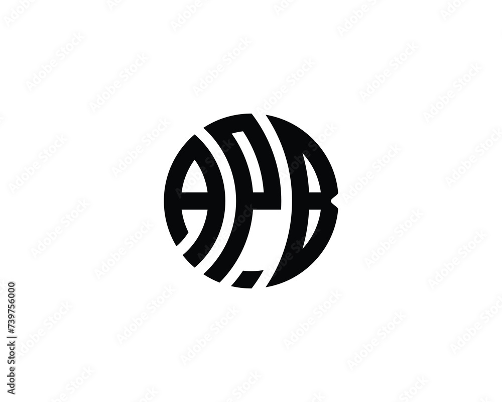 APB Logo design vector template APB Logo design vector template