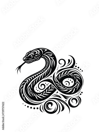 Hiss and Hues  Dynamic Snake in Vector Art