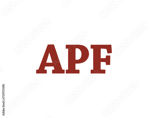 Wallpaper Mural APF logo design vector template Torontodigital.ca