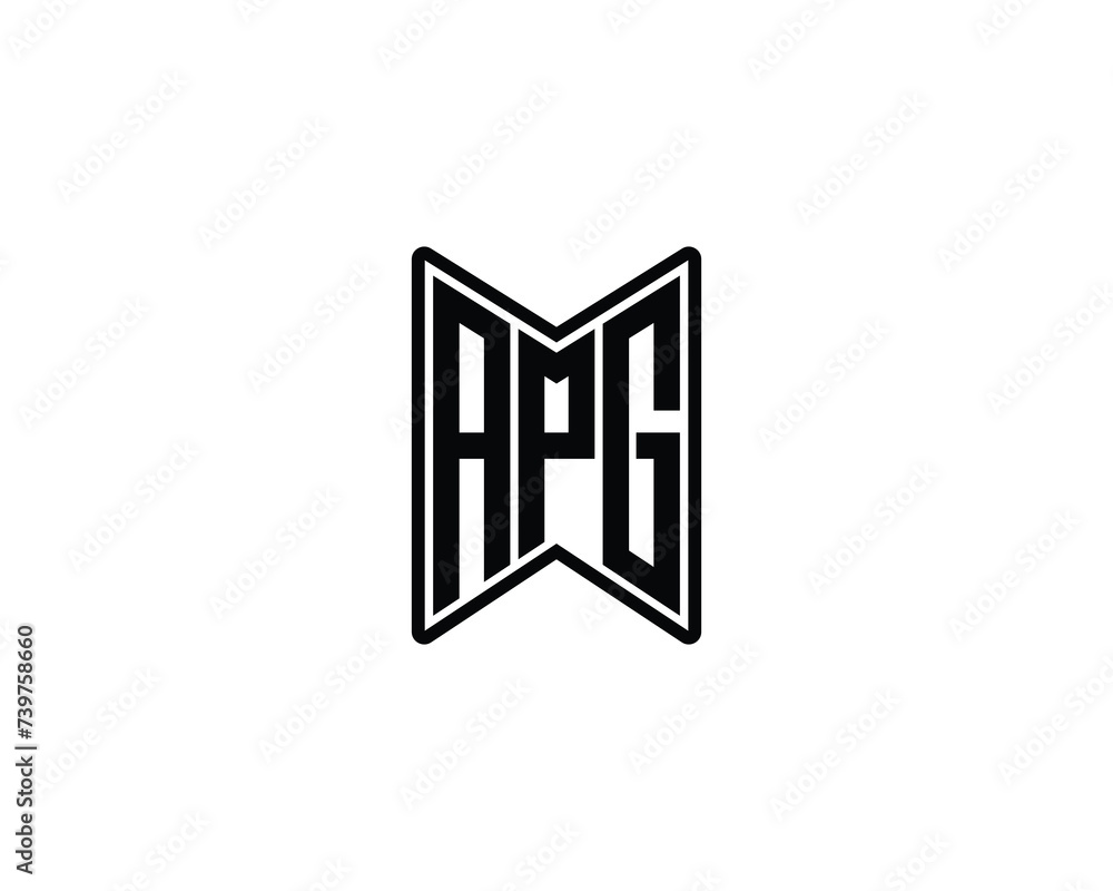 APG Logo design vector template APG Logo design vector template