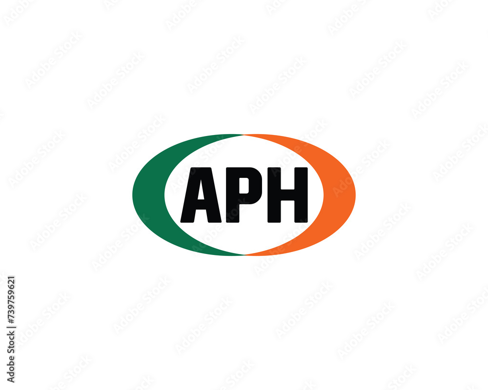 APH logo design vector template APH logo design vector template