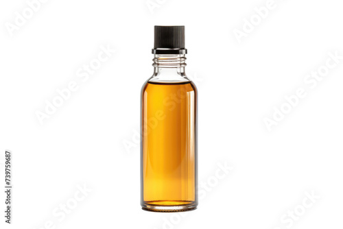 Luxury Hair Oil Bottle Isolated On Transparent Background