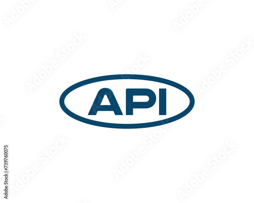 API logo design vector template
