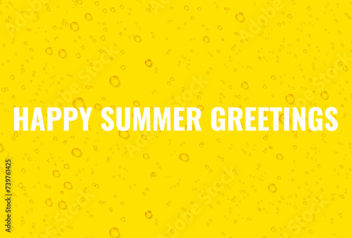 暑中見舞いのベクター素材