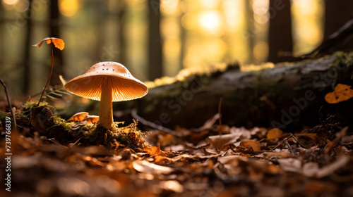 Mushrooms forest