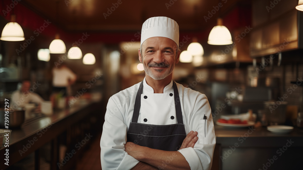 portrait of a smiling chef