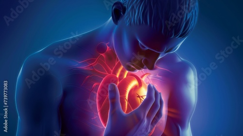 Angina pectoris is chest pain or discomfort that keeps coming back. It happens when some part of your heart does not get enough blood and oxygen. Angina can be a symptom of CAD photo