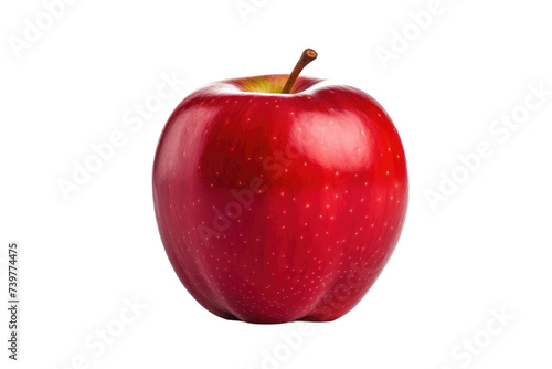 A close up photograph of an apple with a bite taken out of it, showing the missing portion and the remaining fruit. on a White or Clear Surface PNG Transparent Background. photo