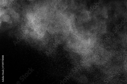Obraz na płótnie Dark texture. Black grunge wall. Gray pattern surface. Light fog backgrounds. Cloud sky night.
w salonie