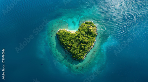 Aerial view of a heart © Cybonix